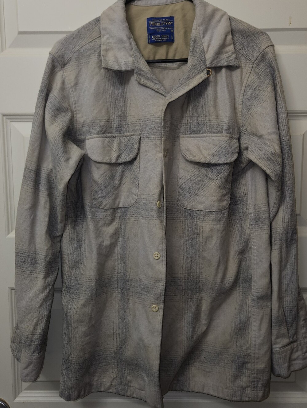 Pendleton Men's Rider Shirt - Blue Label with Gold Text - Picture 3 of 9